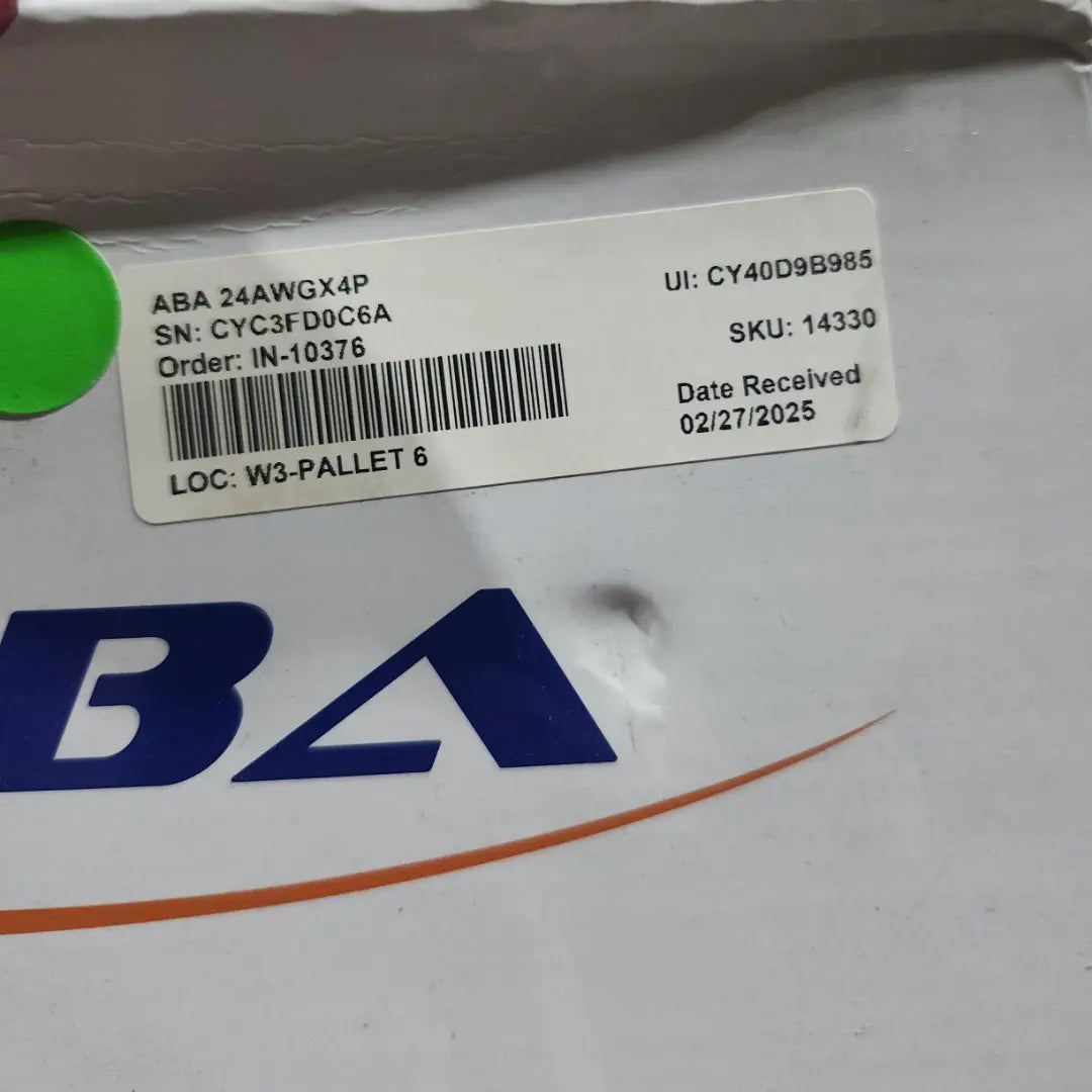 ABA Elite CAT6 Plenum 1000ft Solid Copper 550MHz High-Speed Ethernet Cable