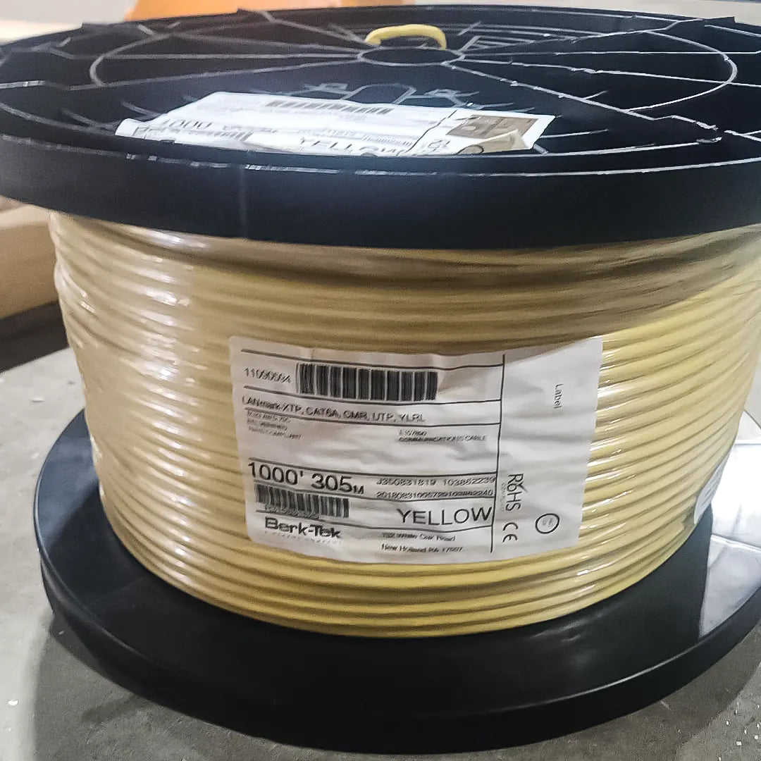 BERK-TEK | LANmark-XTP CAT6A Riser 1000ft UTP 23 AWG Ethernet Cable