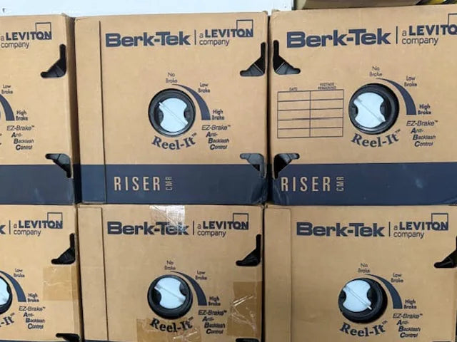 BERK-TEK | 11140640 LANMARK-SST CAT6A Riser 1000ft White 23 AWG UTP Ethernet Cable
