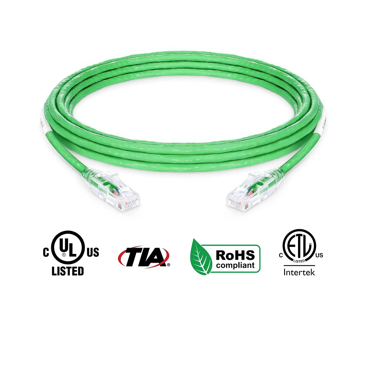 Cat5e Ethernet Patch Cables Booted Grey 25ft