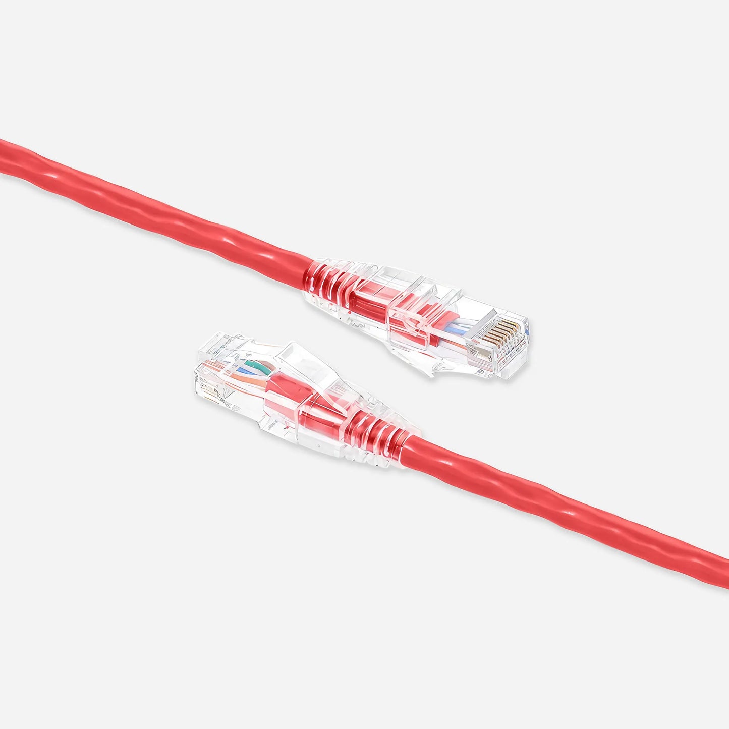 Cat5e Ethernet Patch Cables Booted UL Listed Red Network Cable