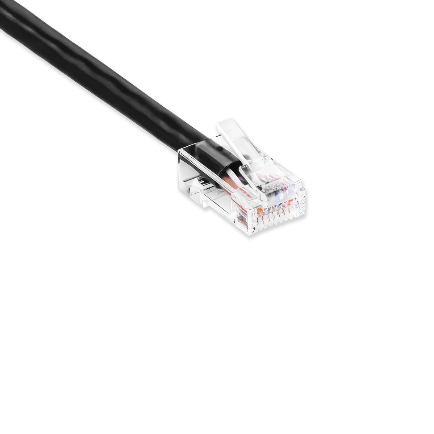 Cat5e-non-booted-Ethernet-Patch-Cables-24-AWG-Black-0.5ft