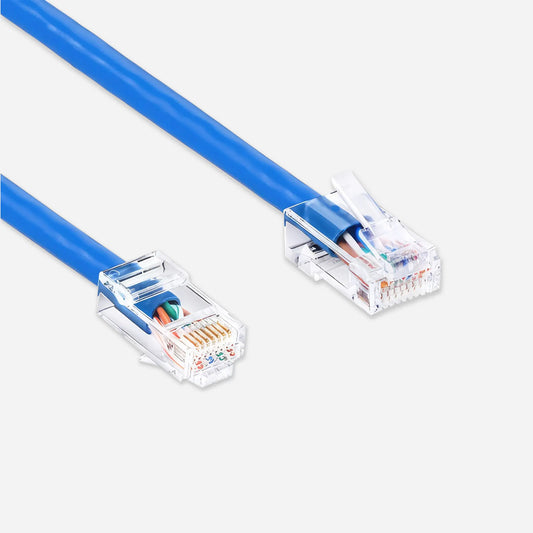 Cat5e Patch Cables Non Booted UL Listed Blue Ethernet Cable
