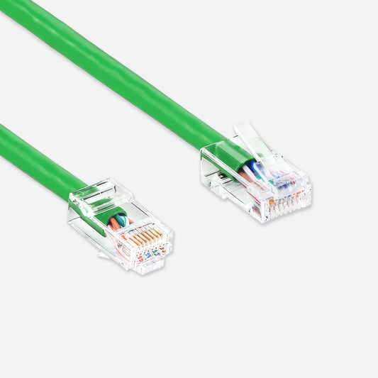 Cat5e Patch Cables Non Booted UL Listed Green Ethernet Cable