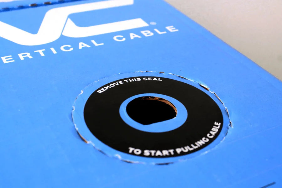 Cat6 Plenum Vertical Cable 166 Series 23AWG 550MHz 1000ft Ethernet Cable