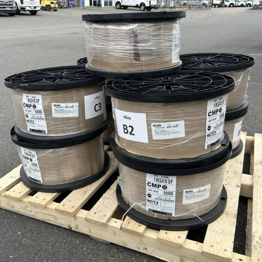 Belden 10GX63F Cat6A Plenum 23AWG F/UTP 1000ft Enhanced Ethernet Cable