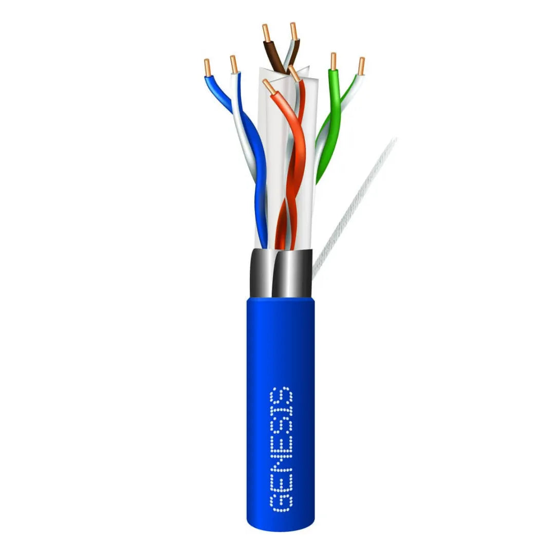 Genesis 51931006 CAT6A Riser Solid Copper 1000ft UTP 23AWG Ethernet Cable