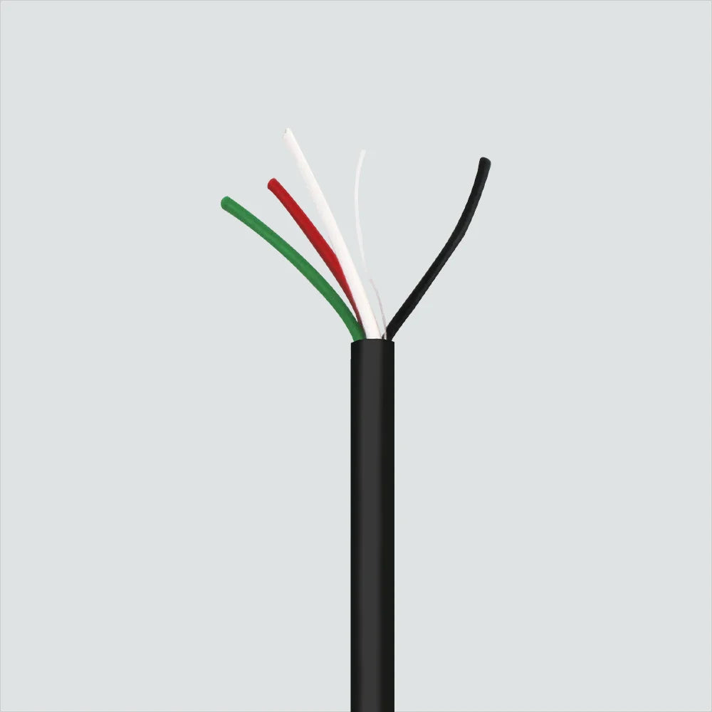 Wavenet AC1404OSPBK4-500 14/4 Outdoor DB UV Rated Stranded Bare Copper Riser 14AWG 4C CMR 500ft Audio Cable