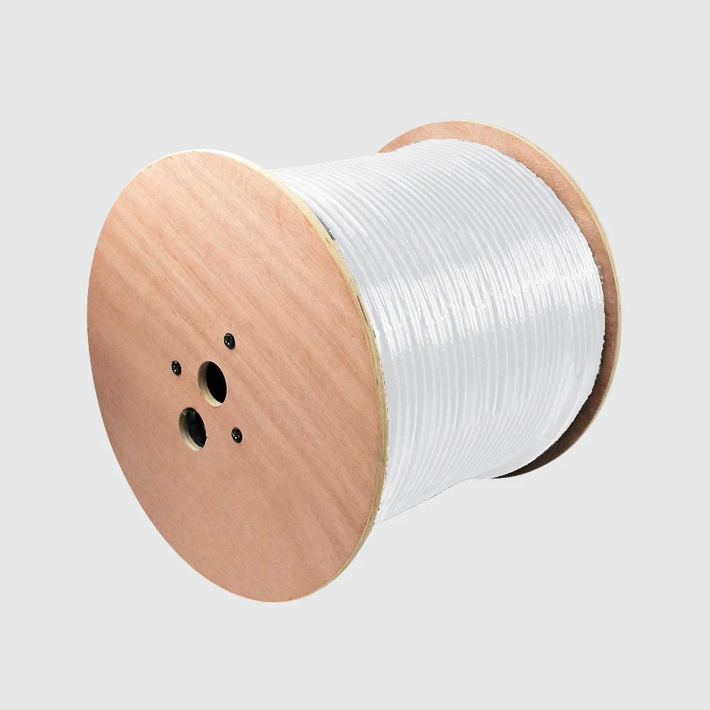 Wavenet RG11PWH2 RG-11 60% Dual Shield (CCS) CMP 14AWG 3.0GHz 1000ft Reel Coaxial Cable