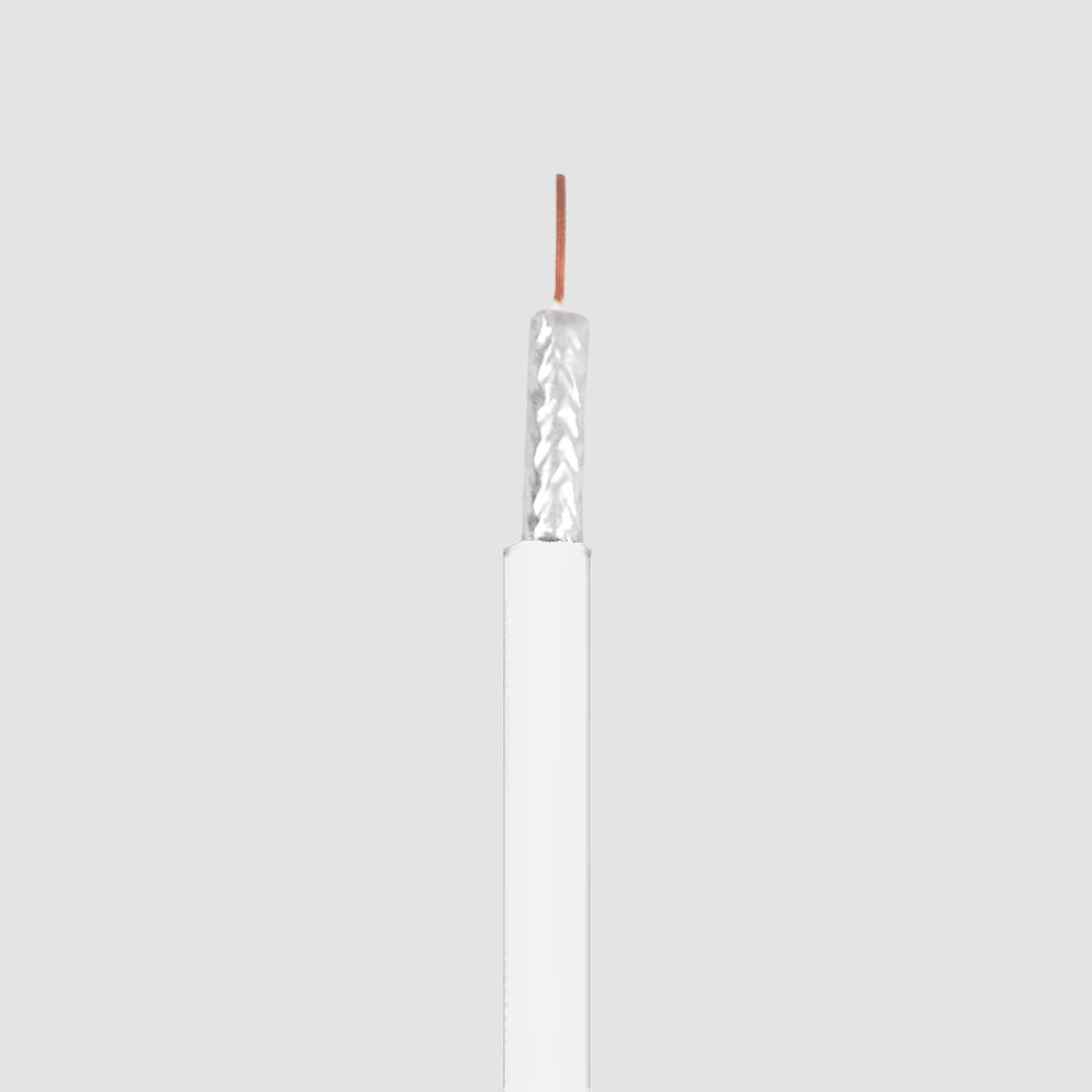 Wavenet RG6QPWH4 RG-6 Quad Shield (CCS) CMP 18AWG 3.0GHz 1000ft Coaxial Cable