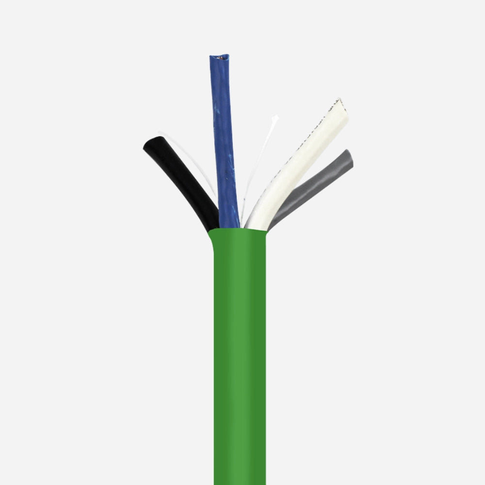 Wavenet H26E26QMGN2-500 | 2 CAT6 CMR UTP 23AWG + 2 RG-6 QUAD Shield 18AWG CMR 3.0GHz (Overall CM) 500ft Reel Combination Cable