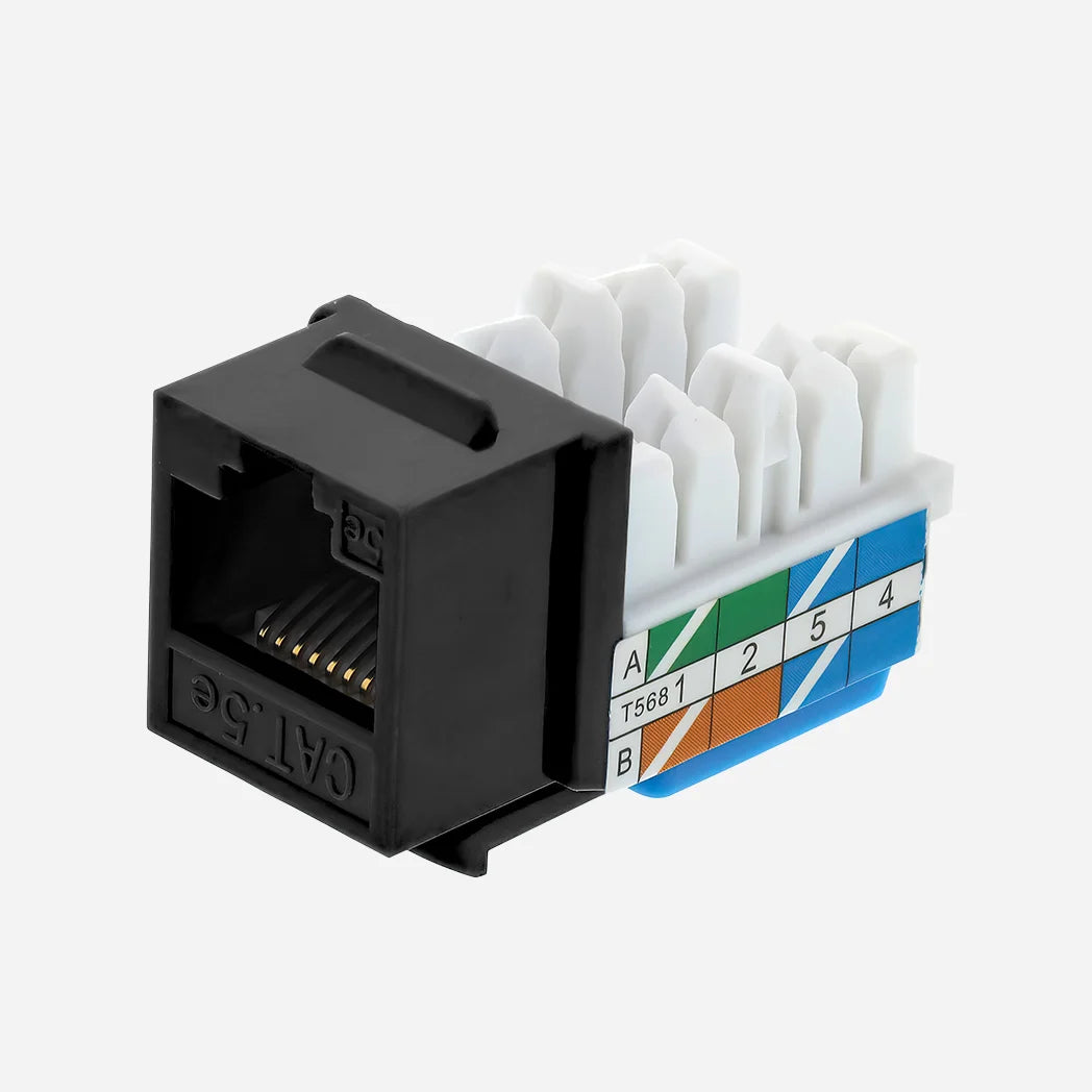 Intellinet Cat6 Punch-Down Keystone Jack, Yellow (210584) - Intellinet Intellinet Cat6 Punch-Down Keystone Jack, Yellow (210584) - Intellinet