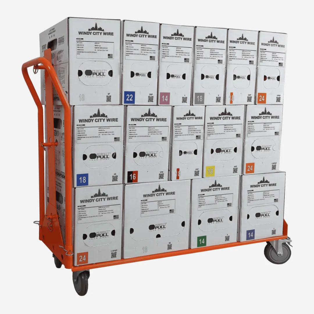 Windy City Wire Cat6 Plenum 556609 23AWG UTP 550MHz Blue 1000ft Ethernet Cable