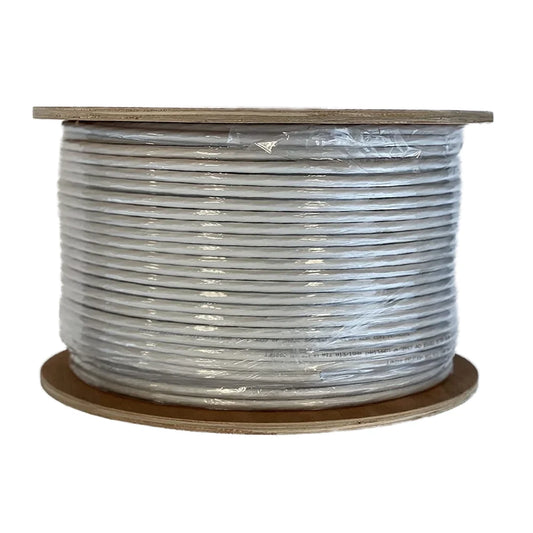 Cat7 Plenum Shielded S/FTP 23AWG 750MHz 1000ft Solid Copper Ethernet Cable