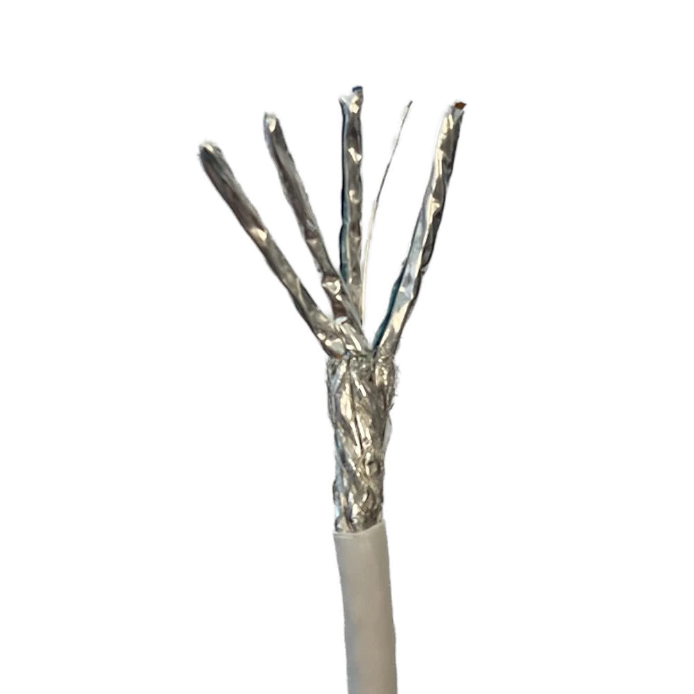 Cat7 Plenum Shielded S/FTP 23AWG 750MHz 1000ft Solid Copper Ethernet Cable