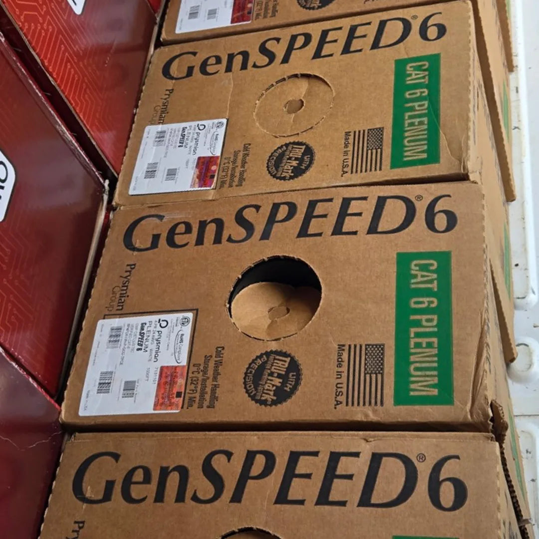 General Cable 7131100 GenSpeed Cat6 Plenum 1000ft UTP