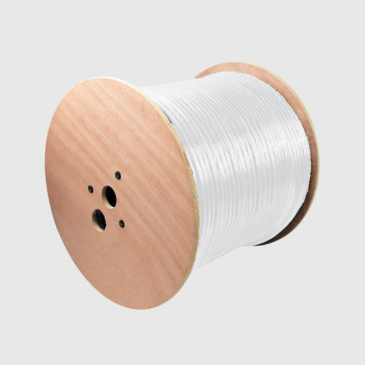 Wavenet RG11PWH2 RG-11 60% Dual Shield (CCS) CMP 14AWG 3.0GHz 1000ft Reel Coaxial Cable