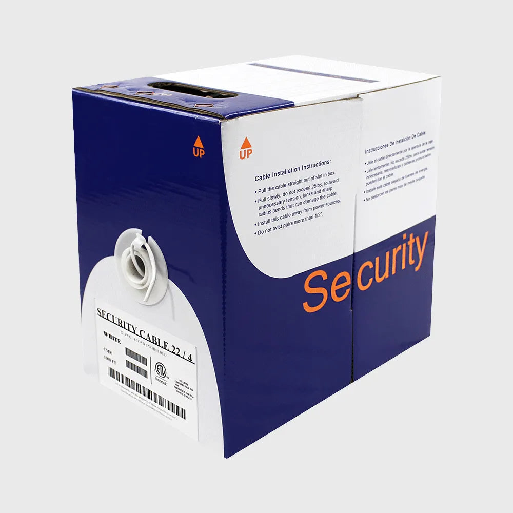 Wavenet SC2204RXX1-S 22/4 Stranded Copper 4C Riser 22AWG CMR 1000ft Security Cable (Pull Box)