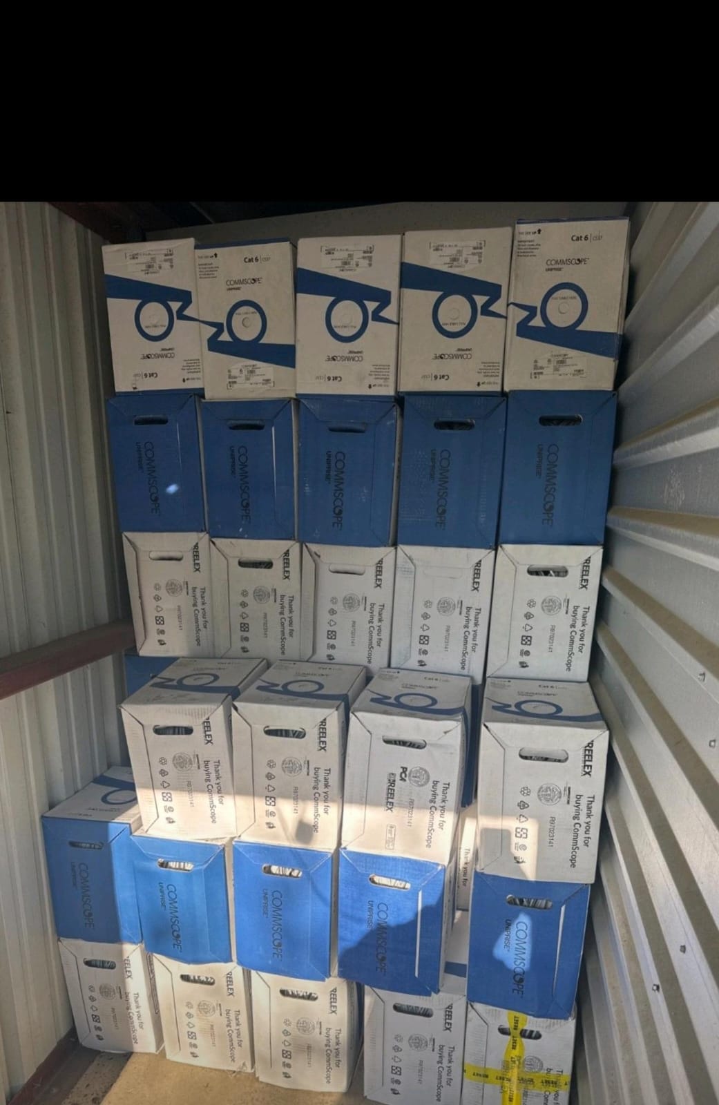 CommScope CS37P Cat6 Plenum 23AWG White Solid Copper 1000ft Cable