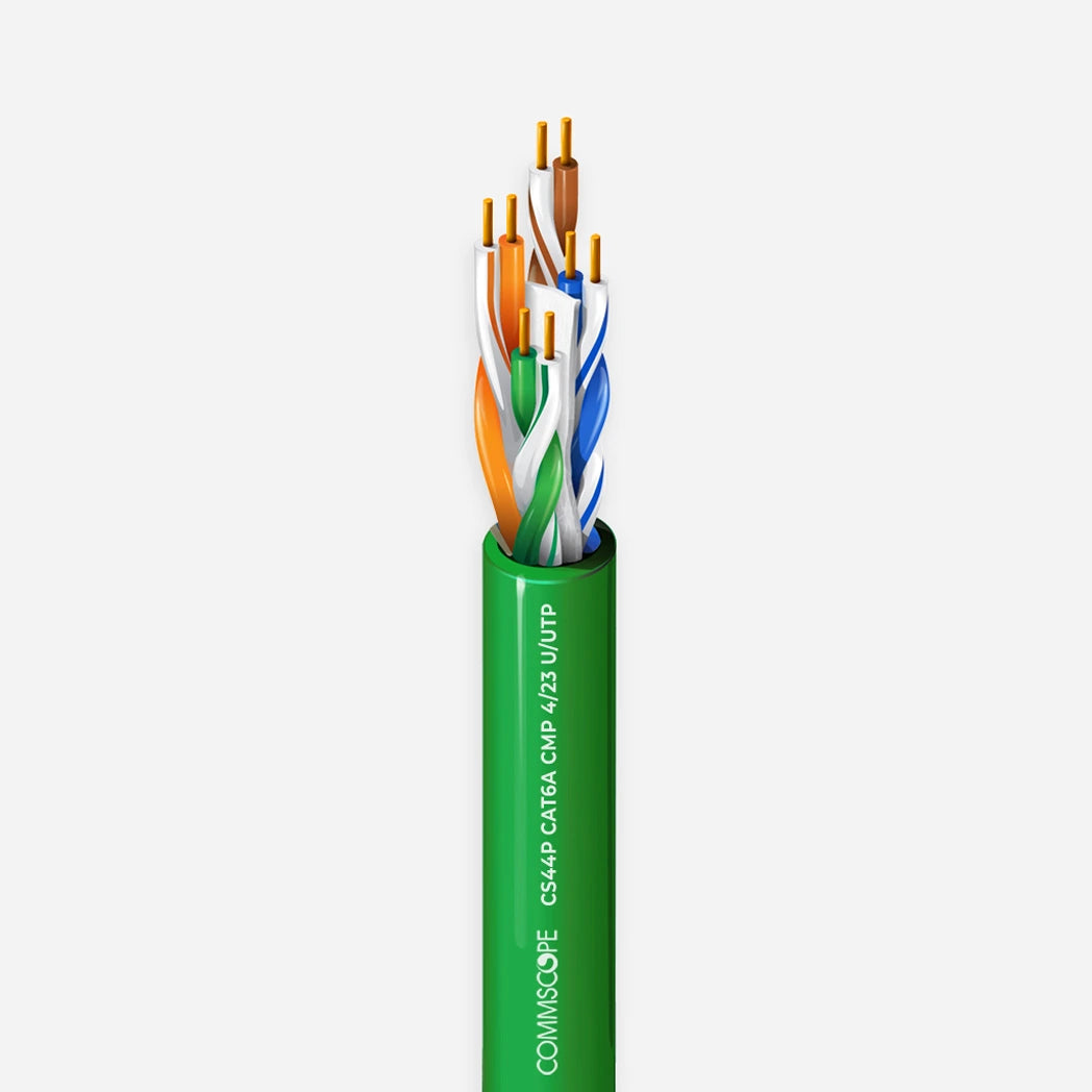 Cat6a plenum CommScope Green USA Made Cable