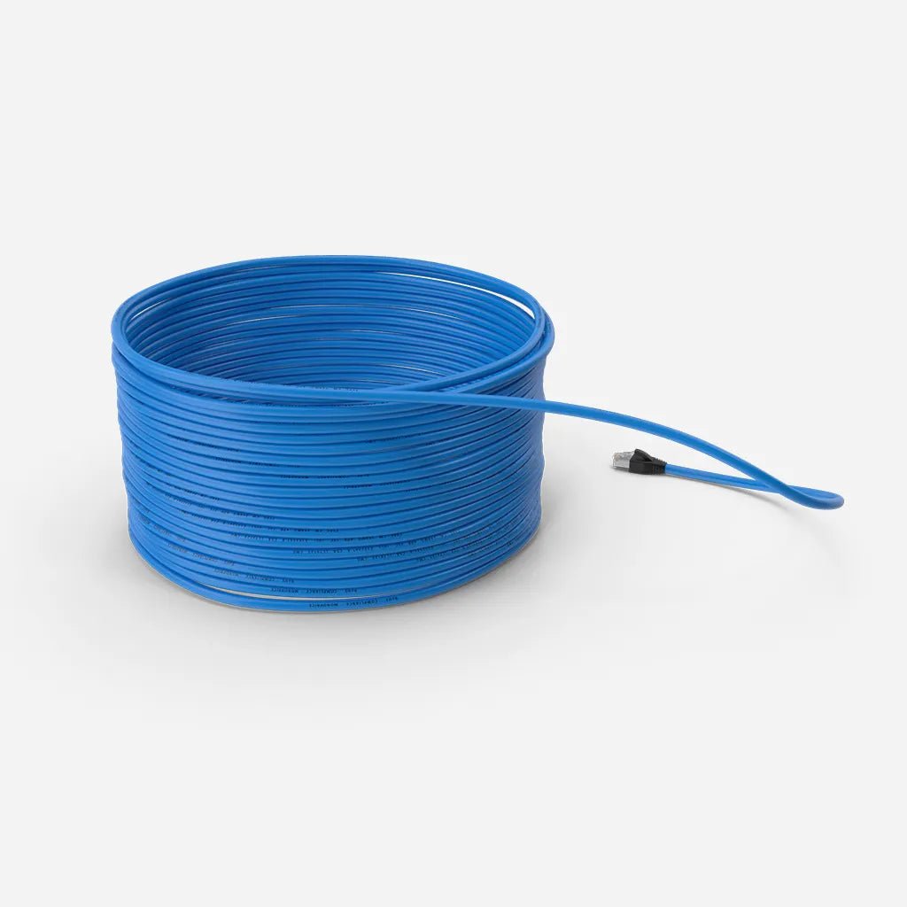 Cat6 Plenum Blue (CMP) 23AWG Solid Cable 1000ft Easy Pull boxes